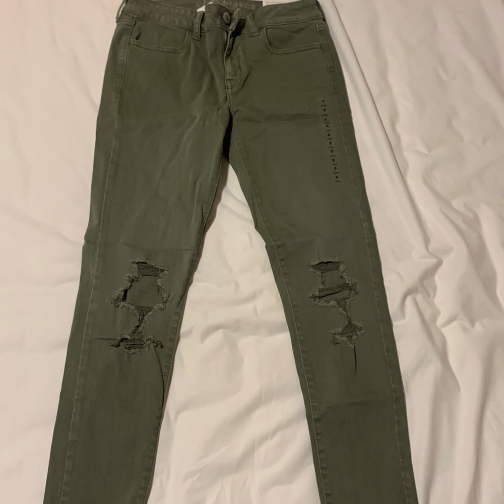 American Eagle Destroyed Jegging - image 1